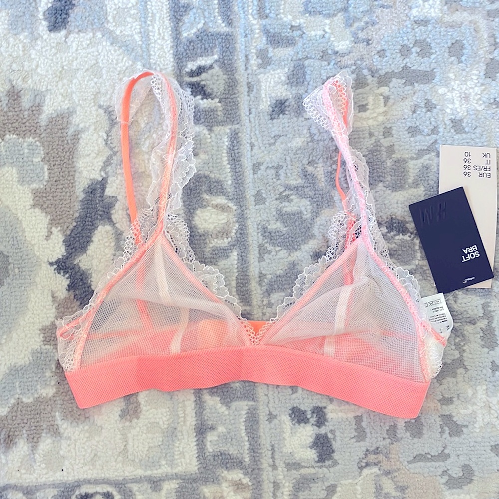 NWT H&M Lace bralette US size 6